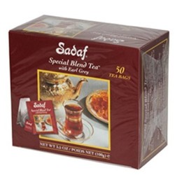 SADAF TEA WITH EARL GRAY (50 TEA BAGS)