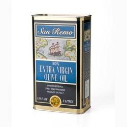 SAN REMO EXTRA VIRGIN OLIVE OIL IN TIN 101OZ (3L)