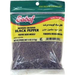 SADAF MEDIUM GROUND BLACK PEPPER 4OZ